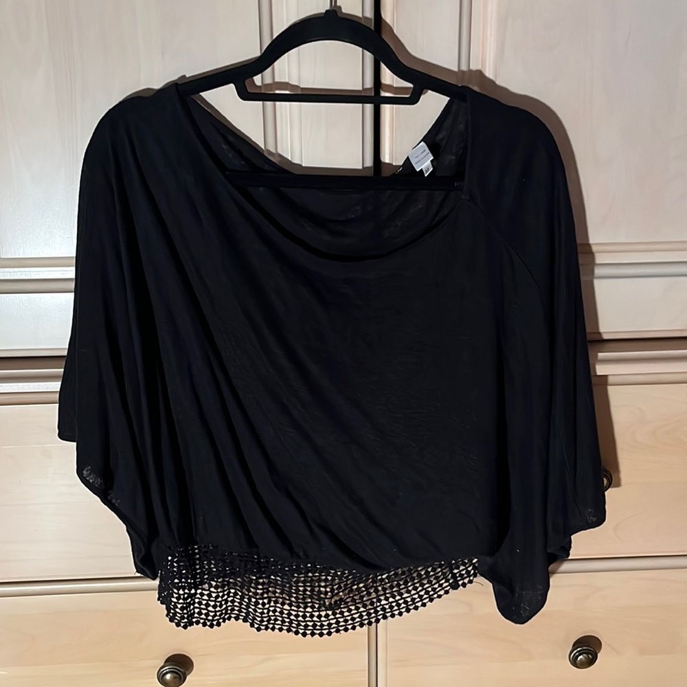 Black Laced Shirt